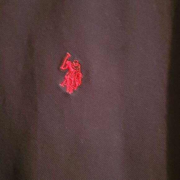 USPOLO ASSN PERFORMANCE PIQUE MEN SHIRT BLACK 2XL - Picture 5 of 8